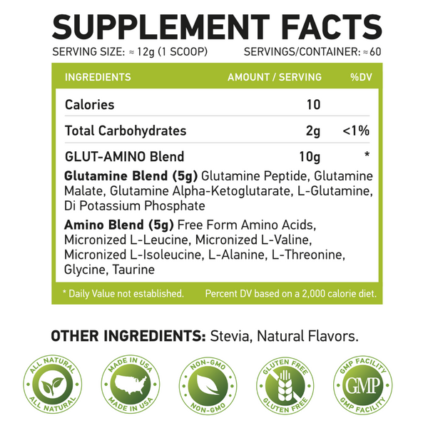 MUSCLE GLUT-AMINO 720g