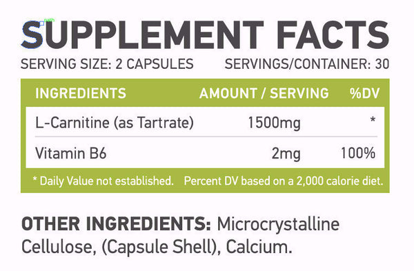 CARNITINE $20.00